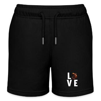 Salamandre de feu Salamandre - Short de jogging enfant bio Stanley/Stella - noir - Devant