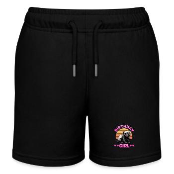 Blaireau drôle - Short de jogging enfant bio Stanley/Stella - noir - Devant