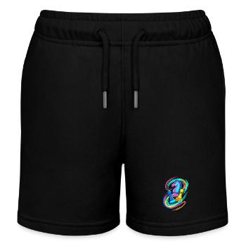 Chess - Kids Organic Sweat Shorts by Stanley/Stella - black - Front