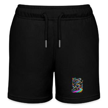 Läufer - Kinder Organic Joggingshorts Mini Bolter von Stanley/Stella - Schwarz - Vorne
