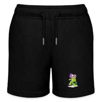 Plongée en plongée en apnée pour plongeurs de grenouille - Short de jogging enfant bio Stanley/Stella - noir - Devant