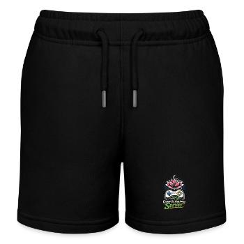 Connect to your inner Server - Gamer Yoga - Kinder Organic Joggingshorts Mini Bolter von Stanley/Stella - Schwarz - Vorne
