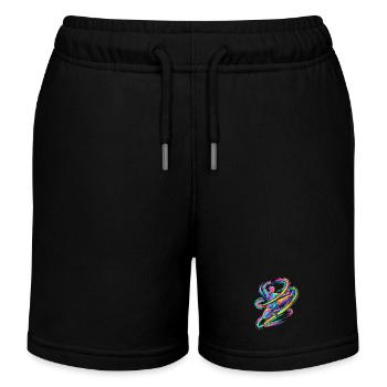 karate - Kids Organic Sweat Shorts by Stanley/Stella - black - Front