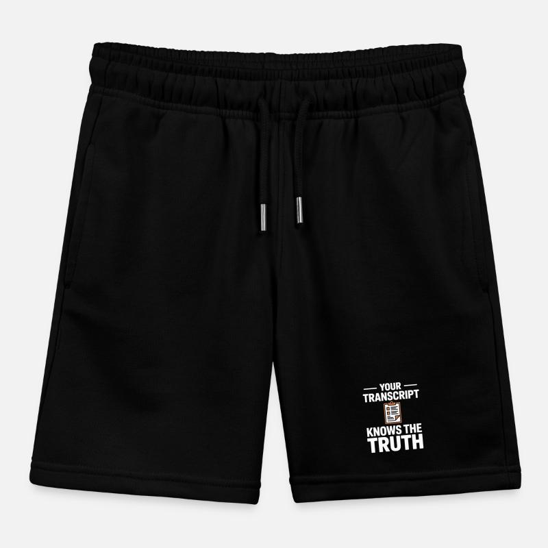 School Secretariat Valuable Work Pupils Teachers Kids Organic Sweat Shorts by Stanley/Stella