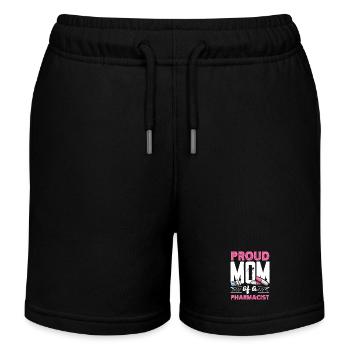 Stolze Mutter Eines Pharmazeuten - Kinder Organic Joggingshorts Mini Bolter von Stanley/Stella - Schwarz - Vorne