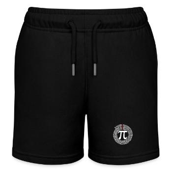 Pi Day 2026 mit Zahlen Spirale | Kreiszahl 3.1415 - Kinder Organic Joggingshorts Mini Bolter von Stanley/Stella - Schwarz - Vorne