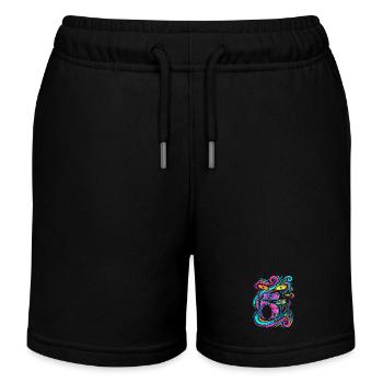 percussion - Short de jogging enfant bio Stanley/Stella - noir - Devant