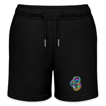 Triathlon - Short de jogging enfant bio Stanley/Stella - noir - Devant