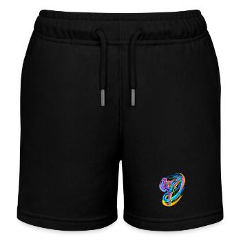 Kickboxer - Kids Organic Sweat Shorts by Stanley/Stella - black - Front