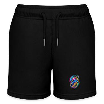 Skateboarder - Kinder Organic Joggingshorts Mini Bolter von Stanley/Stella - Schwarz - Vorne