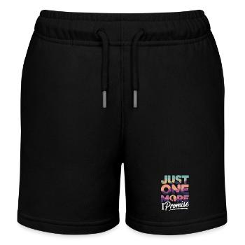 Just One More Promise - Hiking Retro - Kids Organic Sweat Shorts by Stanley/Stella - black - Front