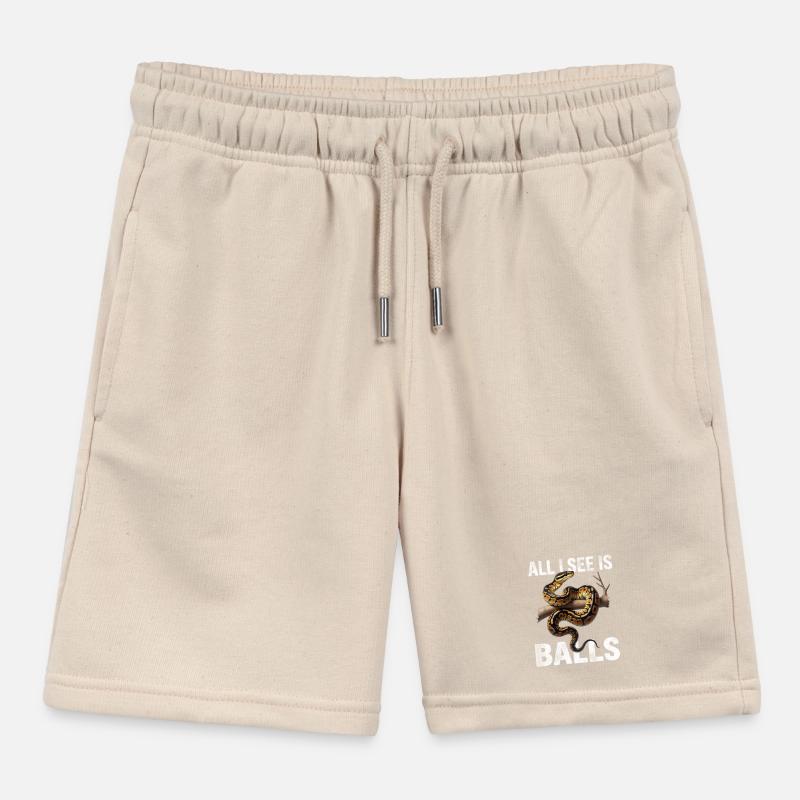 Python roi Serpents Amateurs de terrarium Python Short de jogging enfant bio Stanley/Stella