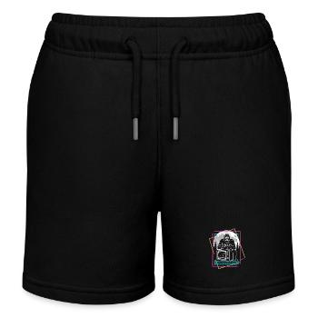 Bigfoot Gaming - Kinder Organic Joggingshorts Mini Bolter von Stanley/Stella - Schwarz - Vorne
