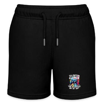 Gamer, Gaming-Enthusiast, Videospiele, Konsole lustig - Kinder Organic Joggingshorts Mini Bolter von Stanley/Stella - Schwarz - Vorne