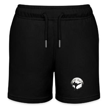 Bigfoot Kickboxing Mond - Kinder Organic Joggingshorts Mini Bolter von Stanley/Stella - Schwarz - Vorne
