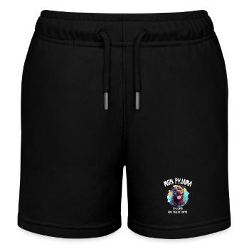 Pyjama Drôle Chien Staff - Short de jogging enfant bio Stanley/Stella - noir - Devant