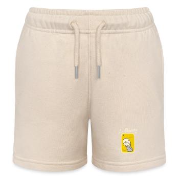 Slippers funny - Kids Organic Sweat Shorts by Stanley/Stella - soft Ecru - Front