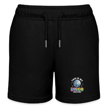 This Is My Disco Costume Disco Kugel - Kinder Organic Joggingshorts Mini Bolter von Stanley/Stella - Schwarz - Vorne