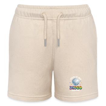 Voici mon costume disco boule disco - Short de jogging enfant bio Stanley/Stella - écru doux - Devant
