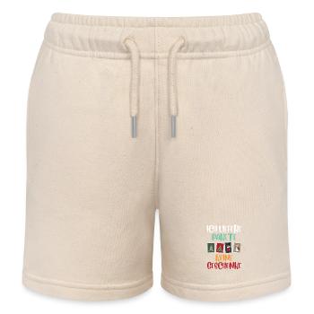 Weihnachten LIEFERE PAKETE KEINE GESCHENKE - Kinder Organic Joggingshorts Mini Bolter von Stanley/Stella - Natur - Vorne