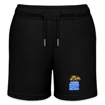 Holiday region Praslin - Kids Organic Sweat Shorts by Stanley/Stella - black - Front