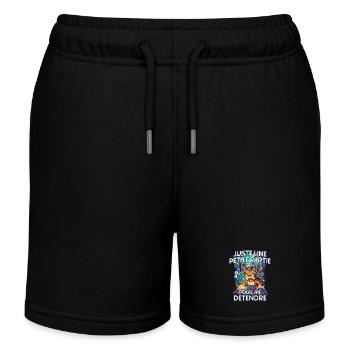 Gamer humour jeux vidéo console gaming chat énervé - Short de jogging enfant bio Stanley/Stella - noir - Devant