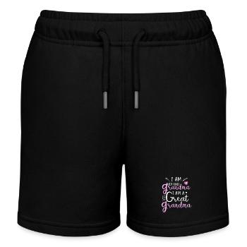 Fußball-Mama, Fußball-Mama, Leopard-Fußball-Mama, - Kinder Organic Joggingshorts Mini Bolter von Stanley/Stella - Schwarz - Vorne