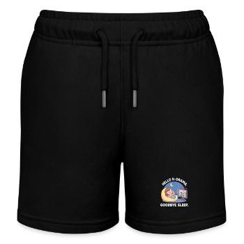 K-Drama Merchandise Koreanisches K-Pop Drama - Kinder Organic Joggingshorts Mini Bolter von Stanley/Stella - Schwarz - Vorne