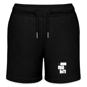 K-Drama Merchandise Koreanisches K-Pop Drama - Kinder Organic Joggingshorts Mini Bolter von Stanley/Stella - Schwarz - Vorne