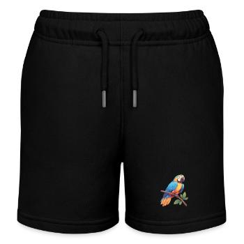 Aras Ara - Kinder Organic Joggingshorts Mini Bolter von Stanley/Stella - Schwarz - Vorne