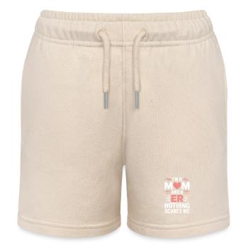Notaufnahme Sprüche Geschenk für Pflegekräfte - Kinder Organic Joggingshorts Mini Bolter von Stanley/Stella - Natur - Vorne