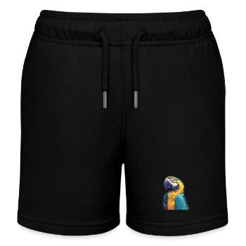 Aras Ara - Kinder Organic Joggingshorts Mini Bolter von Stanley/Stella - Schwarz - Vorne