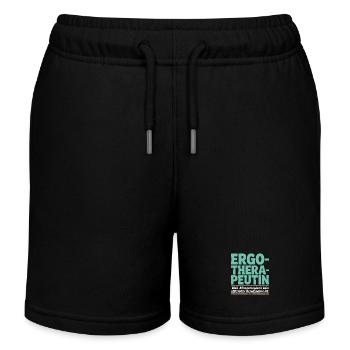 Ergotherapeutin Ergo Praxis Team Ergotherapie - Kinder Organic Joggingshorts Mini Bolter von Stanley/Stella - Schwarz - Vorne