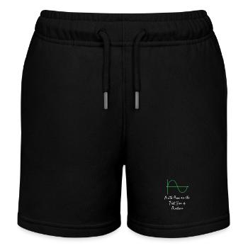 Mathématiques Ma - Short de jogging enfant bio Stanley/Stella - noir - Devant