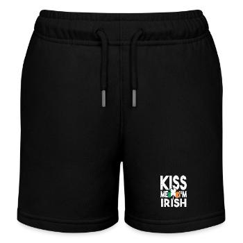 Kiss Me Irish Shamrock - Short de jogging enfant bio Stanley/Stella - noir - Devant