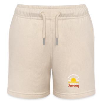 Electrician, Electronics Technician, Electrician - Kids Organic Sweat Shorts by Stanley/Stella - soft Ecru - Front