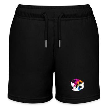 NO. 8 FOOTBALLER NUMBER 8 FOOTBALL 8TH BIRTHDAY - Kids Organic Sweat Shorts by Stanley/Stella - black - Front