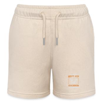 Es Gibt Keine App fürs Schlagzeug / Drummer - Kinder Organic Joggingshorts Mini Bolter von Stanley/Stella - Natur - Vorne