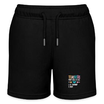 ELL-Lehrer englische Sprache - Kinder Organic Joggingshorts Mini Bolter von Stanley/Stella - Schwarz - Vorne