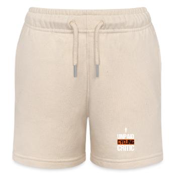 Slogan drôle de motard drôle du critique cycliste non rémunéré - Short de jogging enfant bio Stanley/Stella - écru doux - Devant