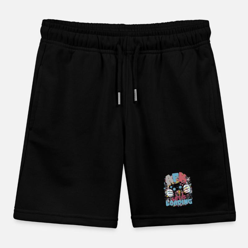 Life is Loading: Gaming Graffiti Kinder Organic Joggingshorts Mini Bolter von Stanley/Stella
