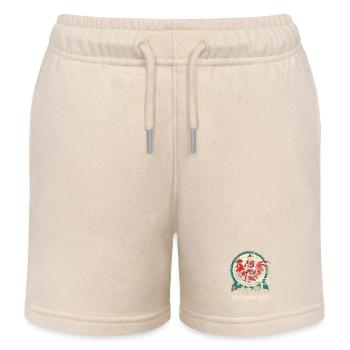 Pan Twardowski Polish Folk Legend - Kids Organic Sweat Shorts by Stanley/Stella - soft Ecru - Front