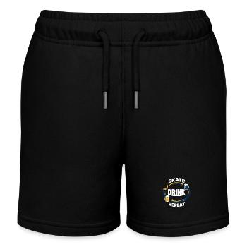 Ligue de la Bière Hockey Humour des joueurs drôles de hockey - Short de jogging enfant bio Stanley/Stella - noir - Devant