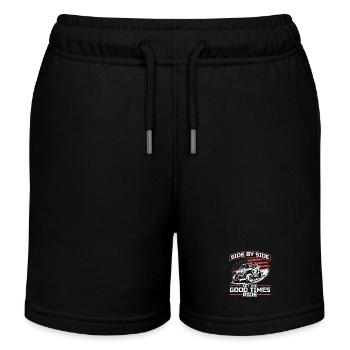 UTV Off Road Boy Men 4 Wheeler Side by side - Kinder Organic Joggingshorts Mini Bolter von Stanley/Stella - Schwarz - Vorne