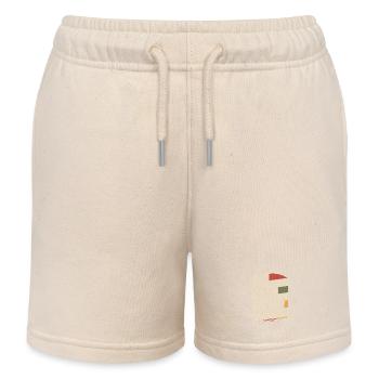Mange un conduit italien, épouse un Slave Balkan, une voiture - Short de jogging enfant bio Stanley/Stella - écru doux - Devant