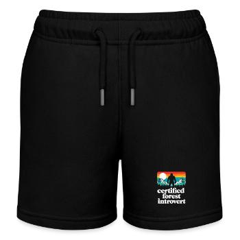 Bigfoot Sasquatch Yeti Cryptid Creatures Big Foot - Kinder Organic Joggingshorts Mini Bolter von Stanley/Stella - Schwarz - Vorne