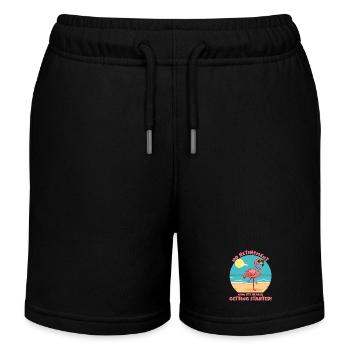 Retirement? Now it's really getting started! - Kids Organic Sweat Shorts by Stanley/Stella - black - Front