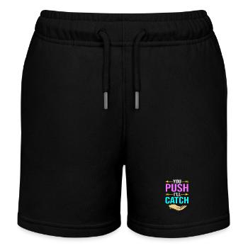 Sage-femme - Short de jogging enfant bio Stanley/Stella - noir - Devant