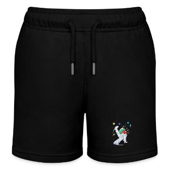 Chemise de danse Astronaut Rapper - Short de jogging enfant bio Stanley/Stella - noir - Devant
