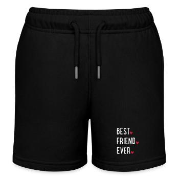 Bester Freund - Kinder Organic Joggingshorts Mini Bolter von Stanley/Stella - Schwarz - Vorne